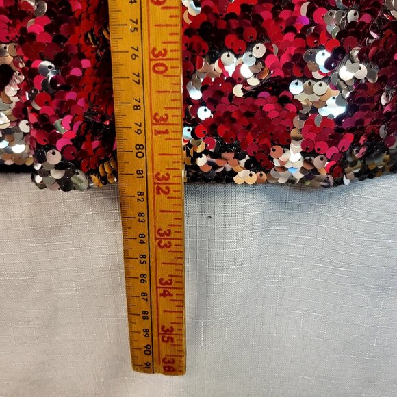 Lavender Girls Sequin Dress Flippable Sequins Silver/Hot Pink/Red Size 14/16 - Picture 9 of 11
